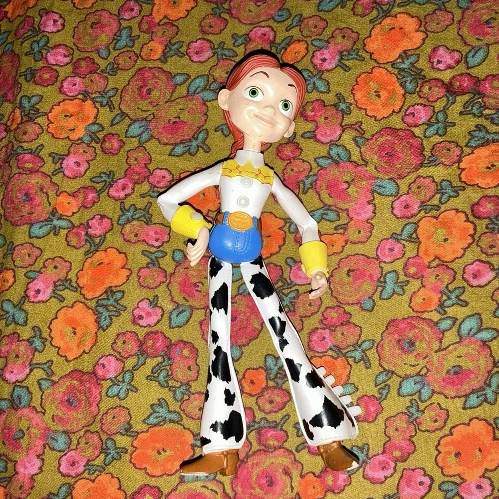 Disney Pixar Toy Story Jessie Posable Action Figure Cowgirl Doll Mattel No Hat